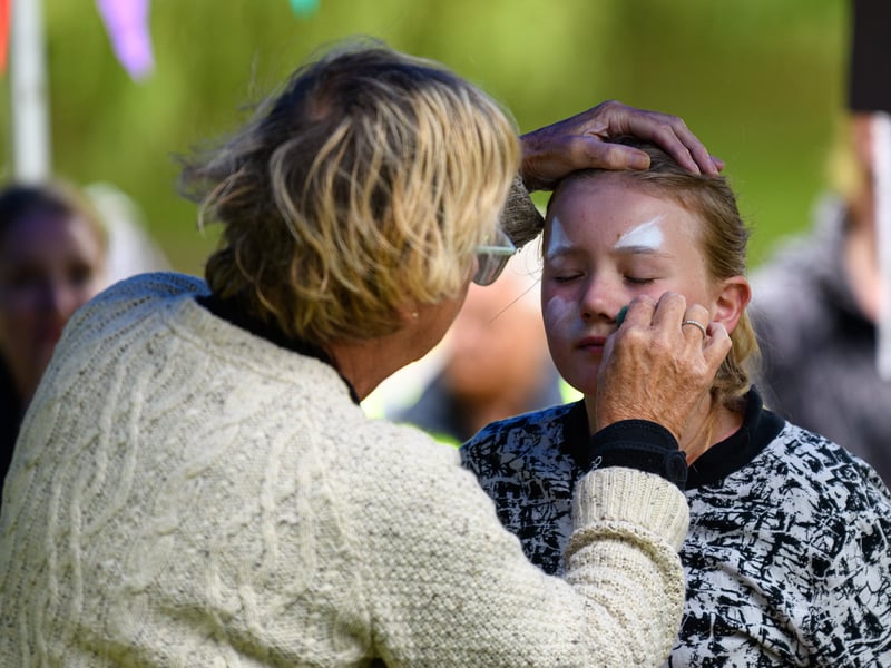 As well as face painting there workshops and activities. Photo: Kelvin Lister-Stuttard