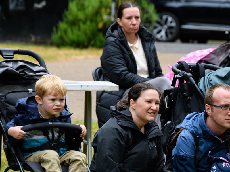 Families didn't let the grey skies put them off. Photo: Kelvin Lister-Stuttard