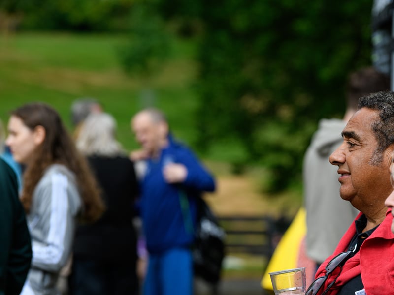 There was a pop up licensed bar and food available on the day. Photo: Kelvin Lister-Stuttard