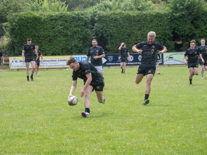 Teams including Will Rogers' old team mates and friends took to the field in Bridgnorth