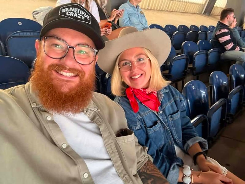 Nikki Burnham was definitely getting into the cowboy theme