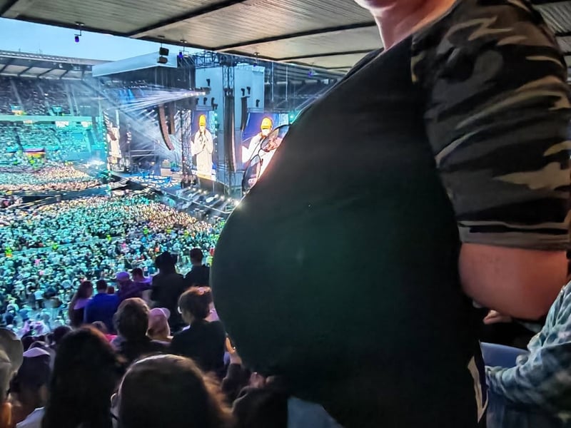Nicolle Harkness said it was "baby's first concert"
