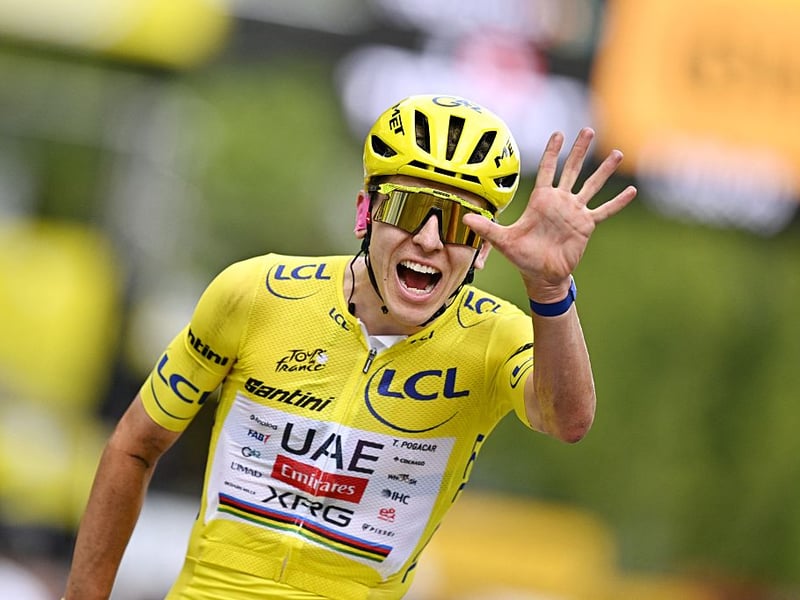 Slovenian rider Tadej Pogačar is ineitably the world's highest paid cyclist, with a salary in the region of €8 million for 2026. He's just won his fifth Tour de France to add to his 2024 Giro d'Italia, three Tour of Flanders and five Giro di Lombardia.