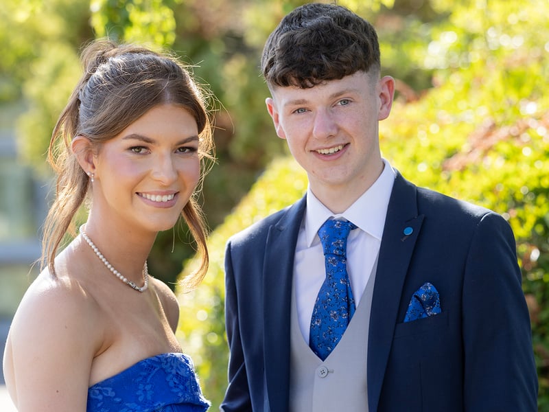 Pictured attending the Presentation Debs, Nicole Phelan and Denis Brolan