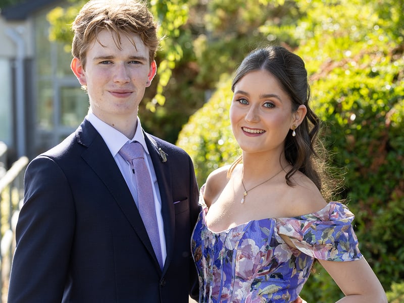 Pictured attending the Presentation Debs, Sean Doverman and  Grace Kennedy
