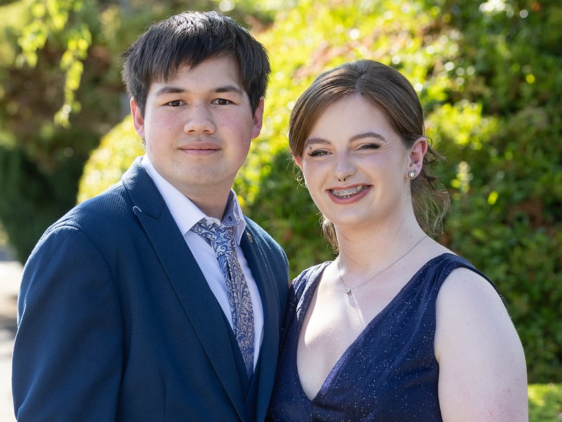 Pictured attending the Presentation Debs, Oscar Lonergan and Sarah Walsh