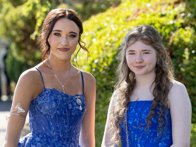 Pictured attending the Presentation Debs, Shauna Earl and Shauna Phelan