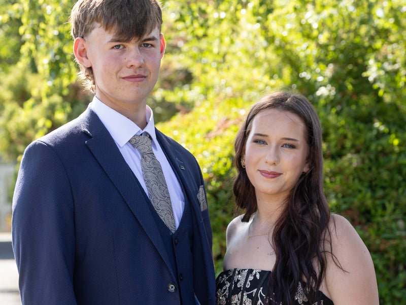 Pictured attending the Presentation Debs, Robert McLoughlin and Kinga Klos