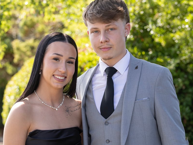 Pictured attending the Presentation Debs, Lilly Mulcahy and Jake Quinlan