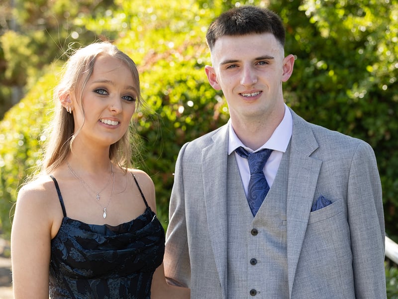 Pictured attending the Presentation Debs, Ava Grant and Kieran Fanning