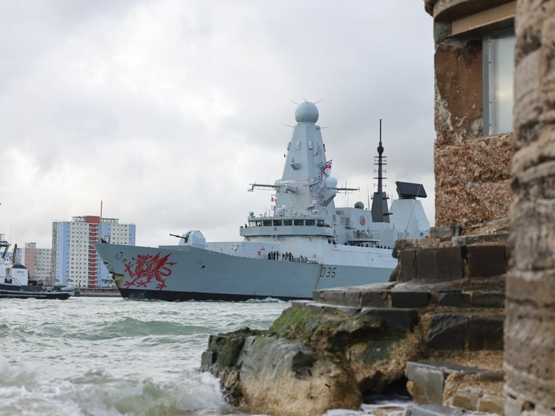HMS Dragon recently returned home to HMNB Portsmouth after a seven-month deployment. She conducted various trials in the eastern Mediterranean and the Middle East, helping protect British interests in the region amid the escalating Iran war.