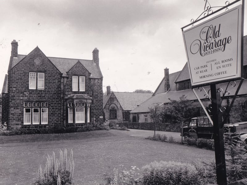 Do you remember the Victorian dining room at the old Vicarage on Bruntcliffe Road? It was the place to be for 'a nostalgic evening, classical food and a Nouvelle cuisine presentation.' Pictured in July 1987.