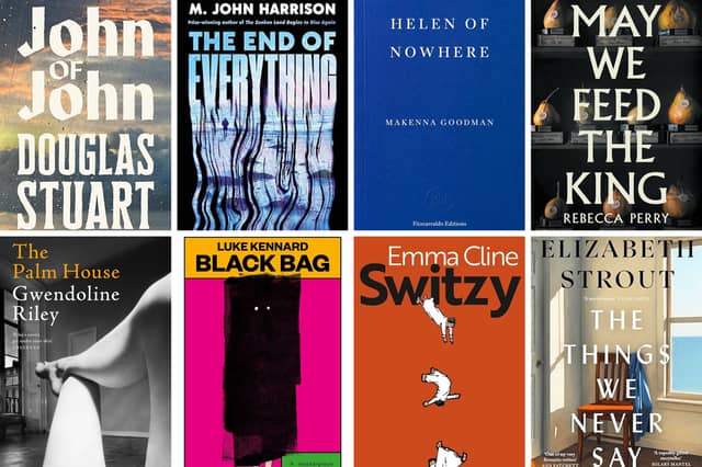 Eight of the books longlisted for this year's Booker Prize.