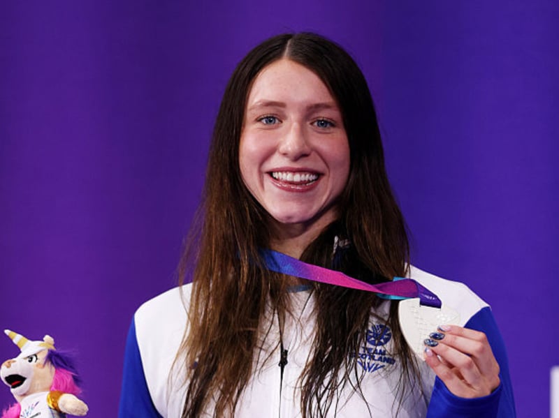 Silver: Women's 100m butterfly swimming