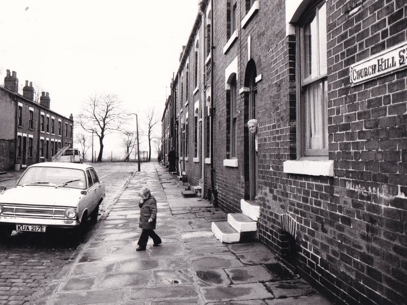 Church Hill Street pictured in January 1976.