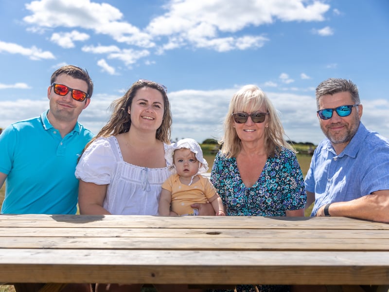 Pictured - Friends at Sam's Sunflowers
Photos by Alex Shute