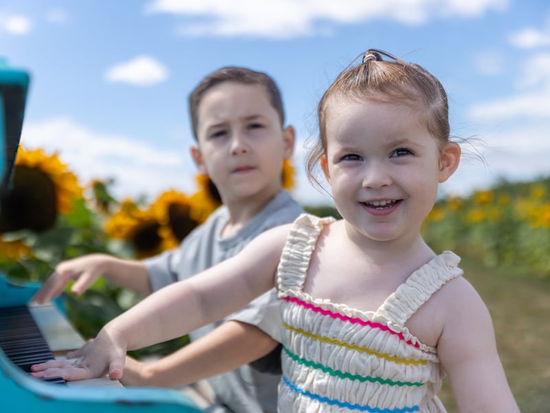 Pictured - Teddy, 6 and Ettie, 3 from Chichester
Photos by Alex Shute
