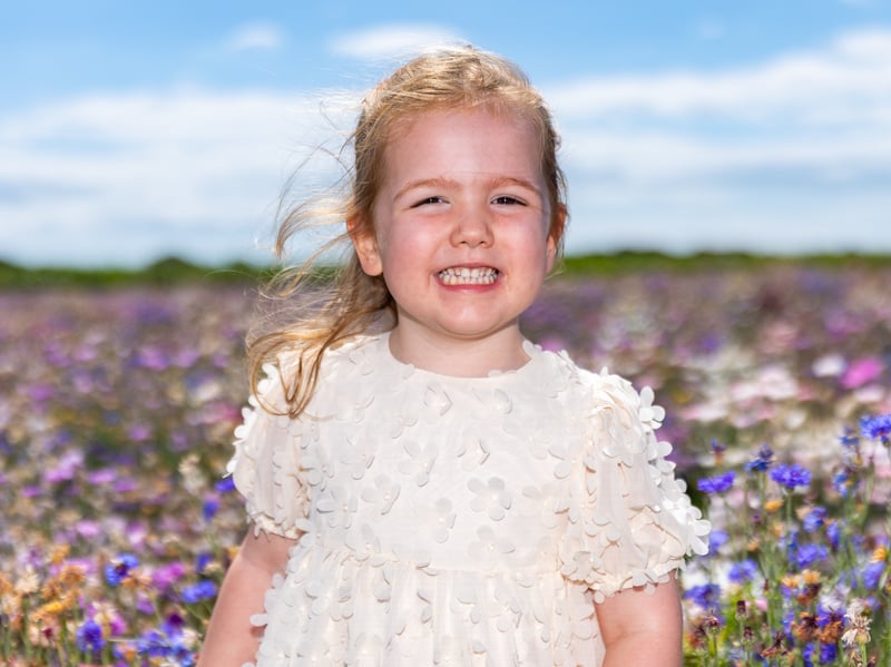 Pictured - Talia, 3 from Drayton pictured at Sam's Sunflowers on Hayling Island
Photos by Alex Shute