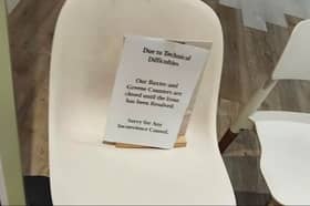 The sign in Dunnes Stores Knocknacarra