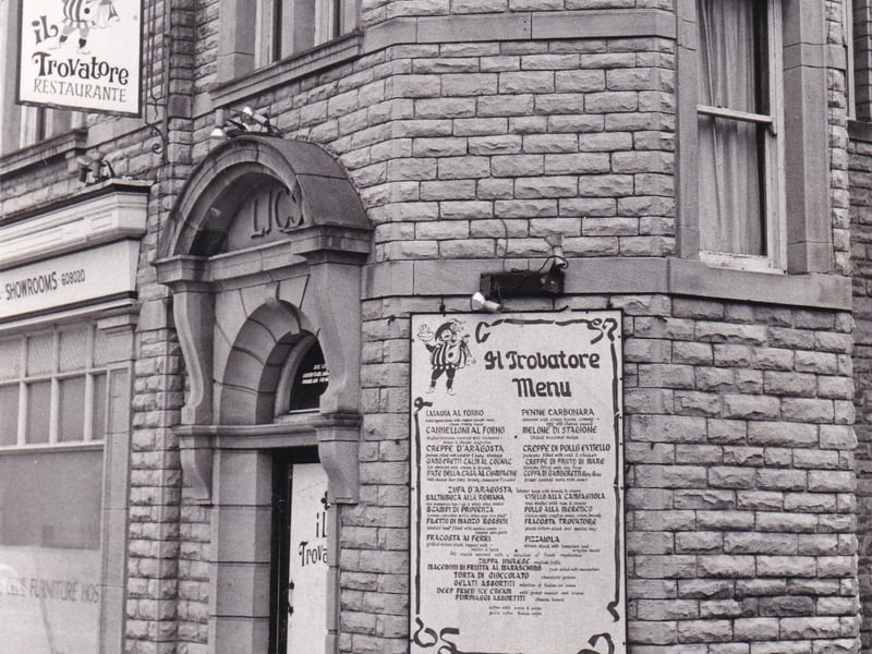 Did you eat here back in the day? il Trovatore restaurant pictured in October 1979.