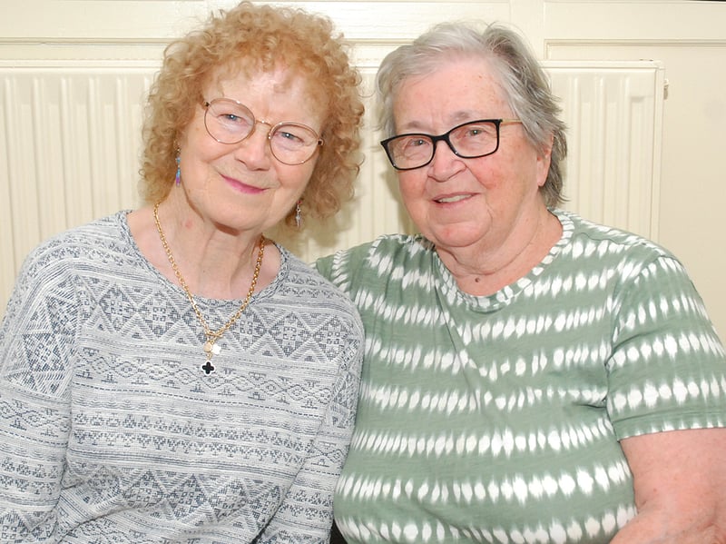 Sara Ormond and Ann Franks at the July Rambling House in Roscrea. Photo: PJ Wright