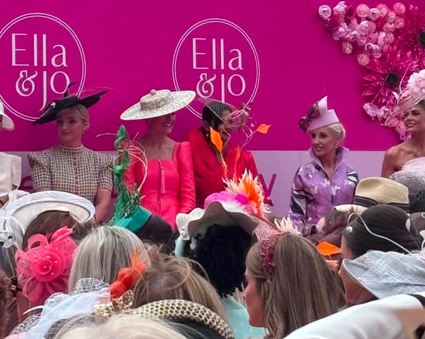 Some of the top ten best dressed ladies at the Galway Races
