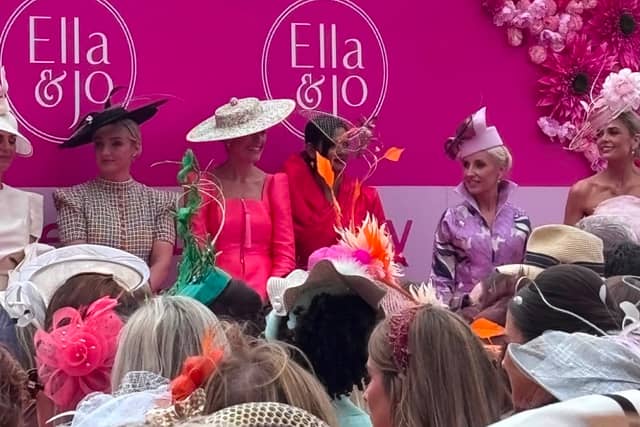 Some of the top ten best dressed ladies at the Galway Races
