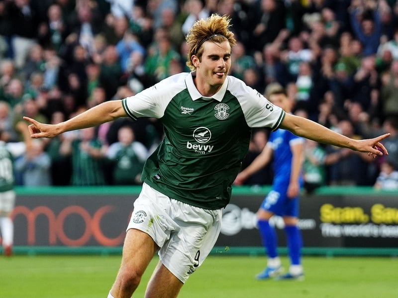 Target man will be expected to give the Hearts defence no peace.