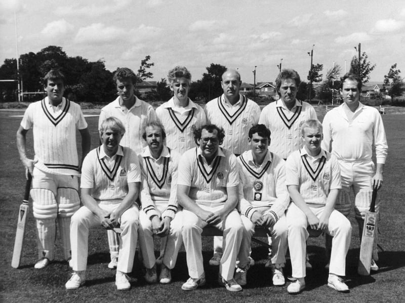 Morley CC who played in Division 1 of the Central Yorkshire League, pictured in July 1987. Back row, from left, are Steve Rouse, David Swaby, Kohn Blakeway, Howard Leach, Ray Smith and Ian Exley. Front row-  Barry Haigh, Andy Morgan, Peter Arundel (captain), Richard Benson and Richard Mollett.