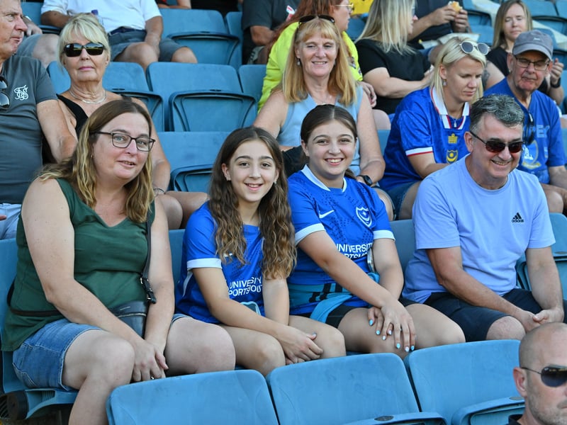 Pompey fans travelled to north Hampshire to cheer on their impressive youngsters at Farnborough. Pics: Graham Hunt.