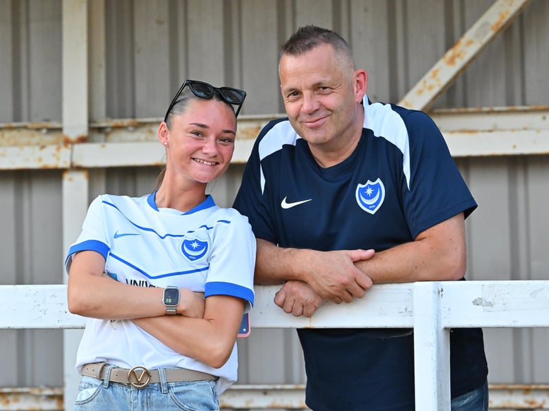 Pompey fans travelled to north Hampshire to cheer on their impressive youngsters at Farnborough. Pics: Graham Hunt.