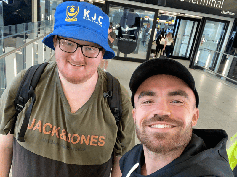 A good morning from @officialfournil at Heathrow on Friday.