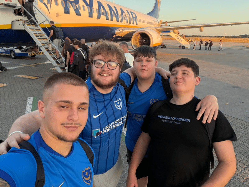 @kieranlovell16 & Co jetting off to Germany.