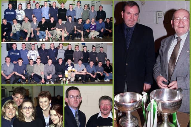 Portlaiose GAA victories celebrated at 2001 awards night.