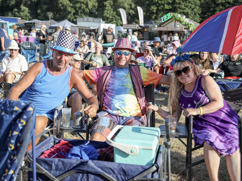 Wickham Festival 2026 has commenced with an epic first day.

Pictured: Ray Malzard, Dave Malzard and Jasmine Malzard

Picture: Habibur Rahman