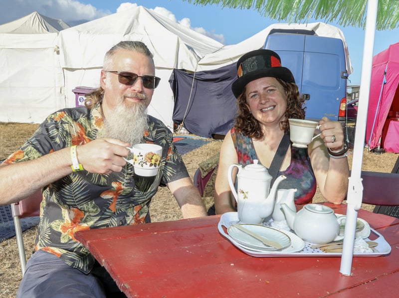 Wickham Festival 2026 has commenced with an epic first day.

Pictured: Band Folked Out having some tea

Picture: Habibur Rahman