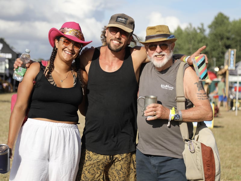 Wickham Festival 2026 has commenced with an epic first day.

Pictured: Rochelle Johns, Peter Tovey and Nick Tovey

Picture: Habibur Rahman