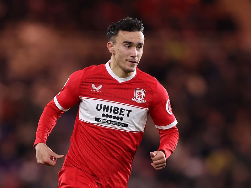 (for Cozier-Duberry) Brought on in the closing changes as Boro pushed for a winner. N/A