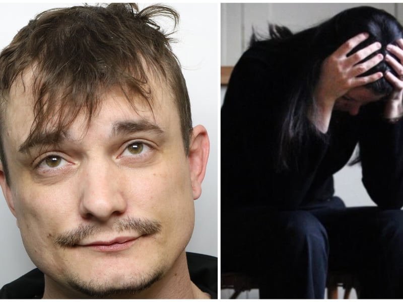Possessive thug Danny Farmer, who has a history of domestic violence, told a woman she belonged to him after an violent attack during which he dragged her upstairs and pinned her to the bed before strangling her. The 37-year-old forklift driver had only been seeing the woman for 10 weeks but refused to leave her home which left her feeling trapped. He was jailed for 27 months and given a five-year restraining order.