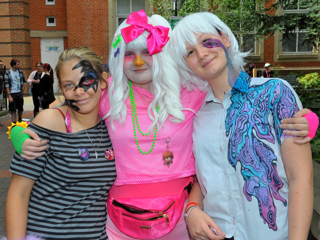Ebony Baker, Florence Cassie and Matilda Mackenzie-Salt.
