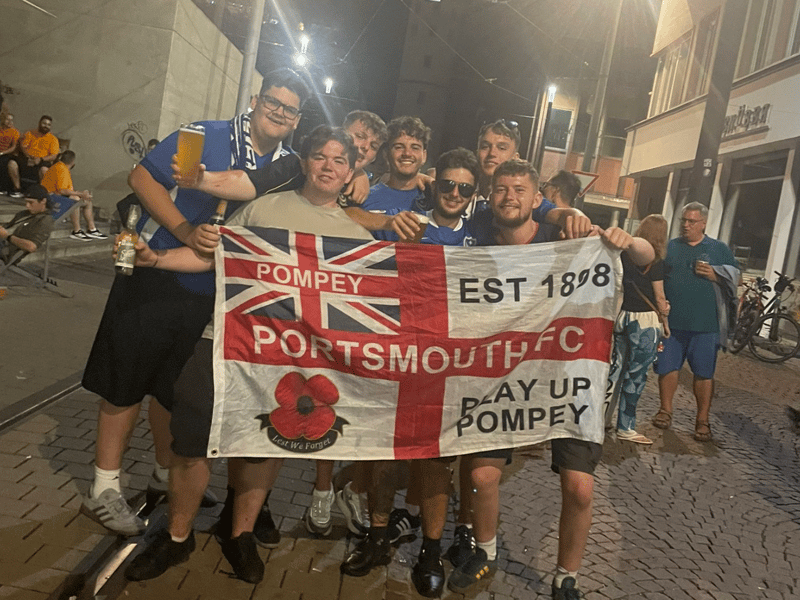 The fun didn't stop for @joe121099 & Co after the game.