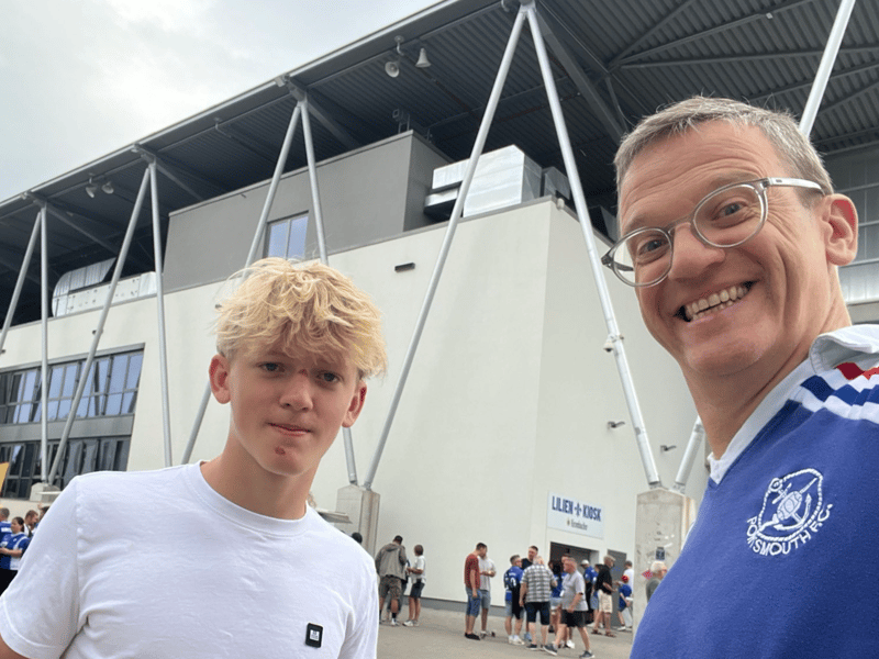 Up the Blues.