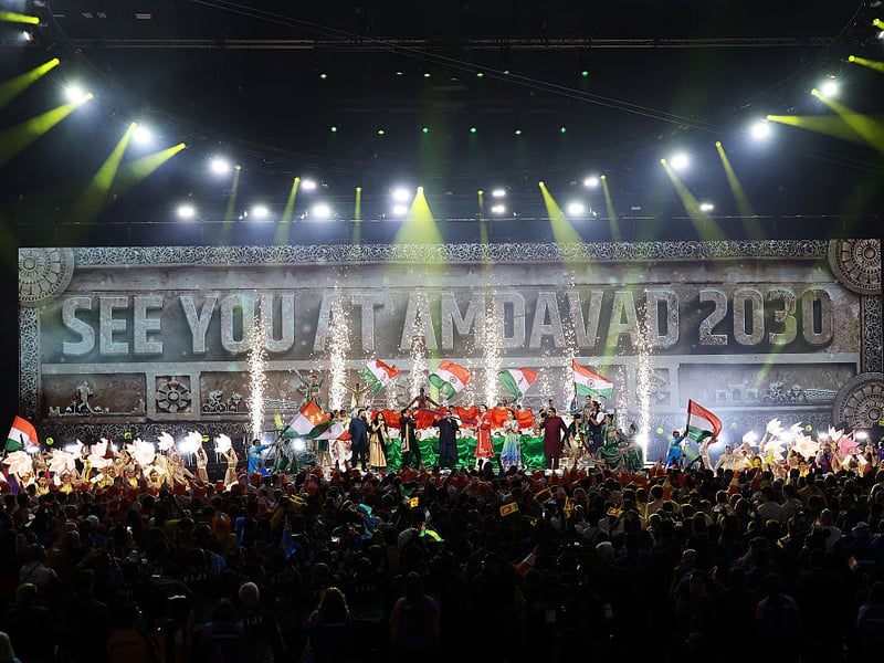 Signing off to Amdavad 2030 for the next Commonwealth Games.