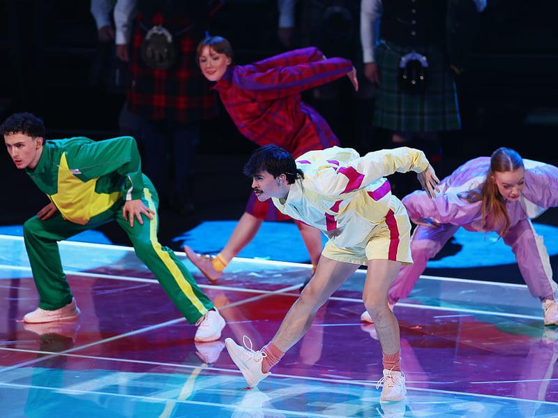 Dancers perform at the Closing Ceremony.