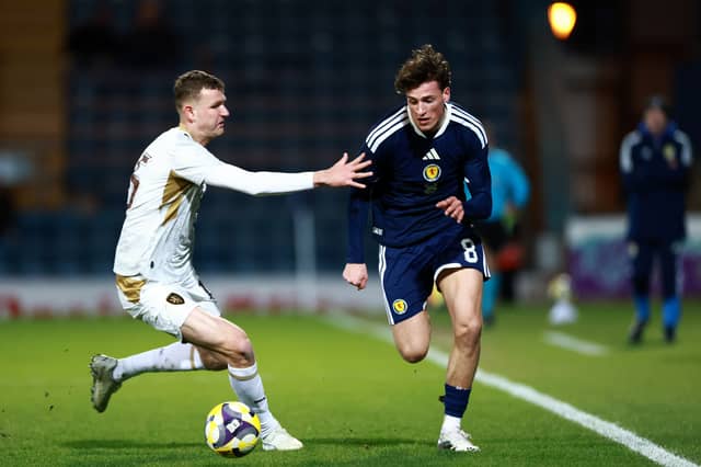 The physically imposing striker has had a great month, scoring four goals in five starts at club and country level. He was tipped for a potential World Cup call after an outstanding second half of the campaign with Falkirk last year, before his summer move to the Baggies. Stewart's form at Under-21 level has surely been noted by Pocognoli.