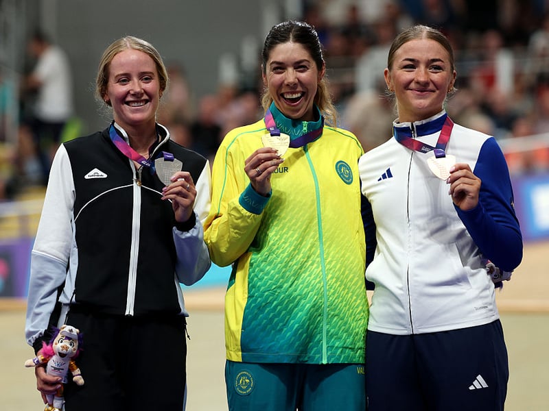 Bronze: Women's scratch race track cycling