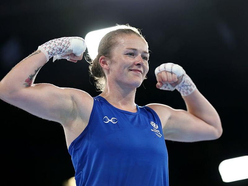 Bronze: Women's 65 kg boxing
