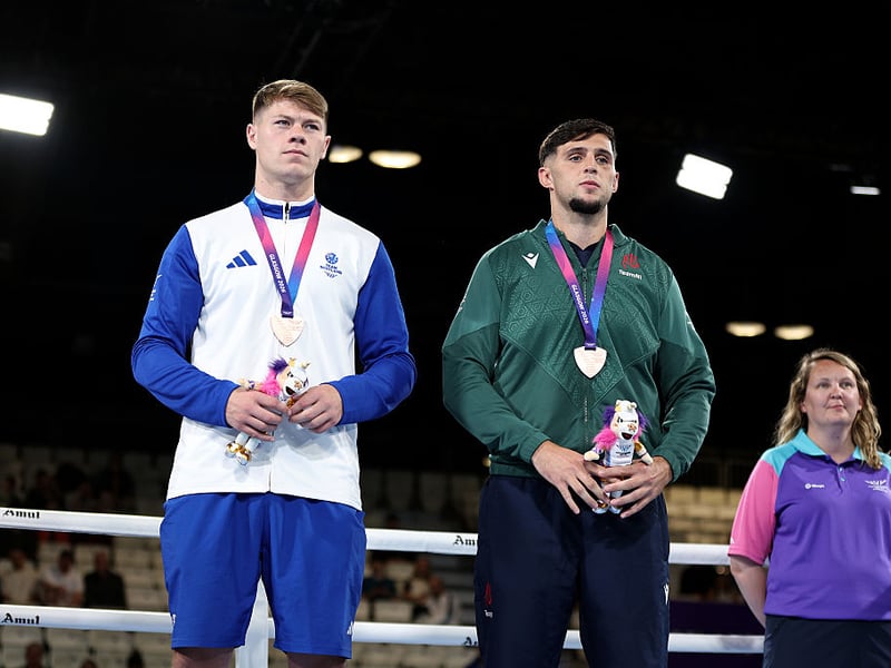 Bronze: Men's 90 kg boxing