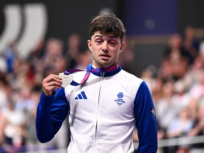 Silver: Men's C1-C3 3000m Individual Pursuit track cycling