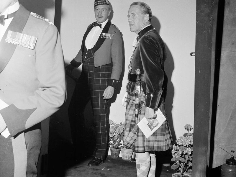 The Duke of Hamilton at the Tattoo in 1964.